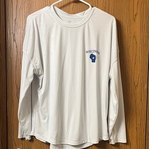 State of Mind White Graphic Tee Wisconsin size L